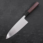 Deba White Steel #2 Kasumi Manche en Buffle et Bois de Wengé 180mm-[Musashi]-[Couteaux de cuisine japonais]