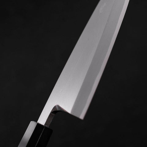 Deba White Steel #2 Kasumi Manche en Buffle et Bois de Wengé 180mm-[Musashi]-[Couteaux de cuisine japonais]