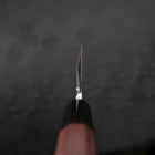 Deba White Steel #2 Kasumi Manche en Buffle et Bois de Wengé 180mm-[Musashi]-[Couteaux de cuisine japonais]