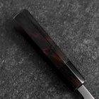 Deba White Steel #2 Kasumi Manche en Buffle et Ébène 120mm-[Musashi]-[Couteaux de cuisine japonais]