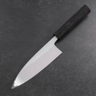 Deba White Steel #2 Kasumi Manche en Buffle et Ébène 165mm-[Musashi]-[Couteaux de cuisine japonais]