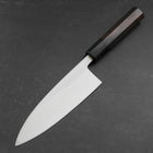 Deba White Steel #2 Kasumi Manche en Buffle et Ébène 180mm-[Musashi]-[Couteaux de cuisine japonais]