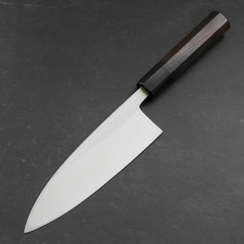 Deba White Steel #2 Kasumi Manche en Buffle et Ébène 180mm-[Musashi]-[Couteaux de cuisine japonais]