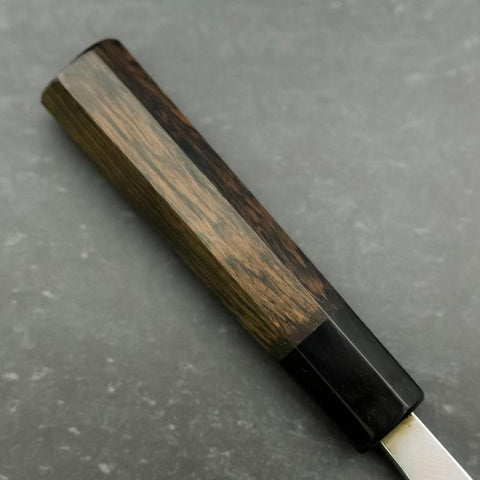 Deba White Steel #2 Kasumi Manche en Buffle et Ébène 180mm-[Musashi]-[Couteaux de cuisine japonais]