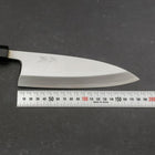 Deba White Steel #2 Kasumi Manche en Buffle et Ébène 180mm-[Musashi]-[Couteaux de cuisine japonais]
