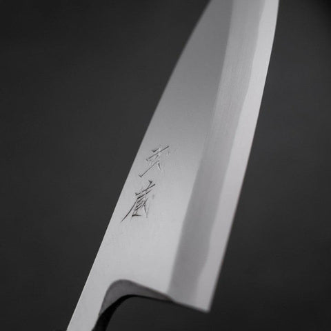 Deba White Steel #2 Kasumi Manche en Buffle et Magnolia 150mm-[Musashi]-[Couteaux de cuisine japonais]