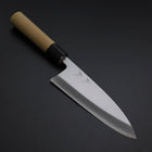 Deba White Steel #2 Kasumi Manche en Buffle et Magnolia 180mm-[Musashi]-[Couteaux de cuisine japonais]