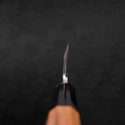 Deba White Steel #2 Kasumi Manche en Buffle et Teck 150mm-[Musashi]-[Couteaux de cuisine japonais]