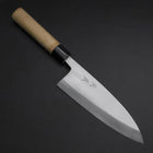 Deba White Steel #2 Kasumi Manche en Cerisier 180mm-[Musashi]-[Couteaux de cuisine japonais]