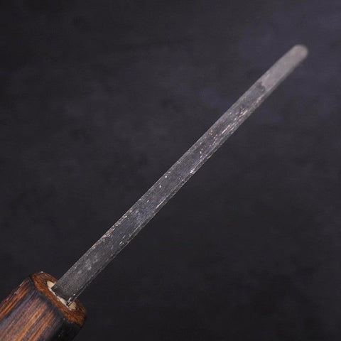 Deba White Steel #2 Kurouchi Manche Sumi Urushi 105mm-[Musashi]-[Couteaux de cuisine japonais]