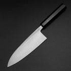 Deba White Steel #2 Kurouchi Manche en Buffle et Ébène 180mm-[Musashi]-[Couteaux de cuisine japonais]