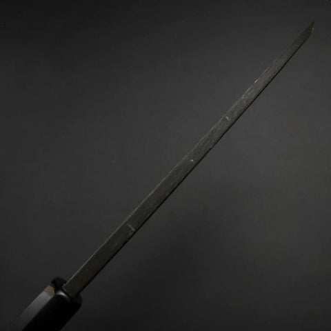 Deba White Steel #2 Kurouchi Manche en Buffle et Ébène 180mm-[Musashi]-[Couteaux de cuisine japonais]