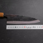 Deba White Steel #2 Kurouchi Manche en Chêne 180mm-[Musashi]-[Couteaux de cuisine japonais]