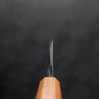 Deba White Steel #2 Kurouchi Tsuchime Manche Yaki Urushi 150mm-[Musashi]-[Couteaux de cuisine japonais]