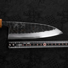 Deba White Steel #2 Kurouchi Tsuchime Manche Yaki Urushi 150mm-[Musashi]-[Couteaux de cuisine japonais]