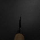 Deba White Steel #2 Kurouchi Tsuchime Manche en Cerisier 165mm-[Musashi]-[Couteaux de cuisine japonais]