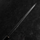 Deba White Steel #2 Kurouchi Tsuchime Manche en Cerisier 180mm-[Musashi]-[Couteaux de cuisine japonais]
