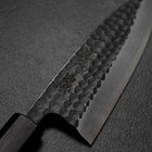 Deba White Steel #2 Kurouchi Tsuchime Manche en Noyer 150mm-[Musashi]-[Couteaux de cuisine japonais]