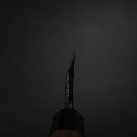 Deba White Steel #2 Kurouchi Tsuchime Manche en Noyer 150mm-[Musashi]-[Couteaux de cuisine japonais]