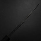 Deba White Steel #2 Kurouchi Tsuchime Manche en Noyer 165mm-[Musashi]-[Couteaux de cuisine japonais]