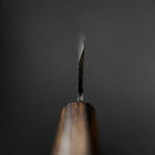 Deba White Steel #2 Nashiji Manche Sumi Urushi 120mm-[Musashi]-[Couteaux de cuisine japonais]