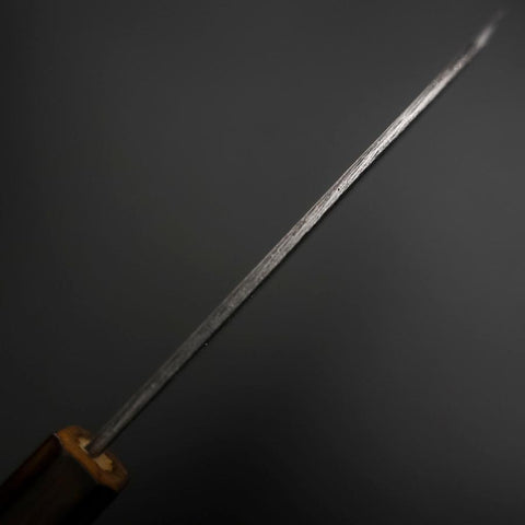 Deba White Steel #2 Nashiji Manche Sumi Urushi 120mm-[Musashi]-[Couteaux de cuisine japonais]