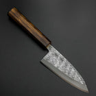 Deba White Steel #2 Nashiji Manche Sumi Urushi 120mm-[Musashi]-[Couteaux de cuisine japonais]