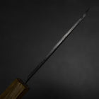 Deba White Steel #2 Nashiji Manche en Chêne 80mm-[Musashi]-[Couteaux de cuisine japonais]