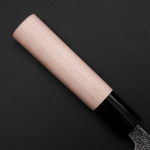 Deba White Steel #2 Nashiji Manche en Magnolia 105mm-[Musashi]-[Couteaux de cuisine japonais]