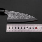 Deba White Steel #2 Nashiji Manche en Magnolia 105mm-[Musashi]-[Couteaux de cuisine japonais]