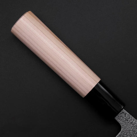 Deba White Steel #2 Nashiji Manche en Magnolia 120mm-[Musashi]-[Couteaux de cuisine japonais]