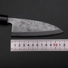 Deba White Steel #2 Nashiji Manche en Magnolia 120mm-[Musashi]-[Couteaux de cuisine japonais]