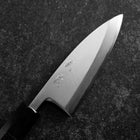 Deba White Steel #2 Poli Manche en Buffle et Ébène 120mm-[Musashi]-[Couteaux de cuisine japonais]