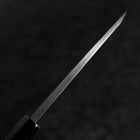 Deba White Steel #2 Poli Manche en Buffle et Ébène 120mm-[Musashi]-[Couteaux de cuisine japonais]