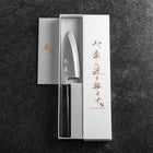 Deba White Steel #2 Poli Manche en Buffle et Ébène 120mm-[Musashi]-[Couteaux de cuisine japonais]