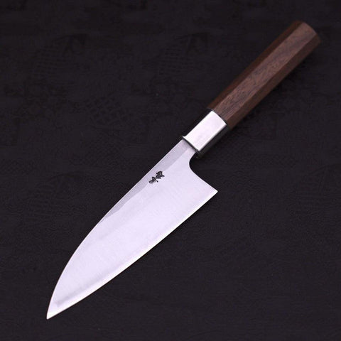 Deba White Steel #1 Manche en Noyer 150mm-[Musashi]-[Couteaux de cuisine japonais]