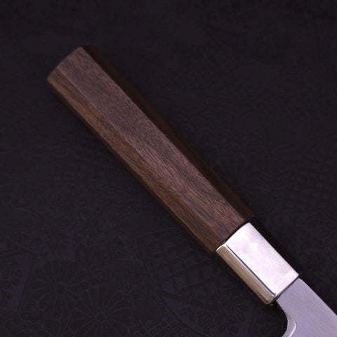 Deba White Steel #1 Manche en Noyer 150mm-[Musashi]-[Couteaux de cuisine japonais]