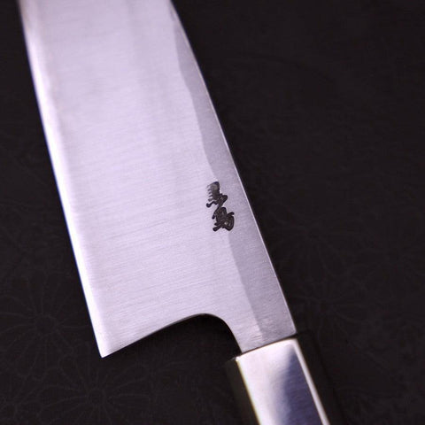 Deba White steel #1 Walnut Handle 150mm-[Musashi]-[Couteaux de cuisine japonais]