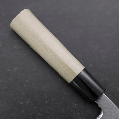 Deba White steel #2 Kasumi Buffalo Magnolia Handle 165mm (Kurigata)-[Musashi]-[Couteaux de cuisine japonais]