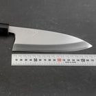 Deba White steel #2 Kasumi Buffalo Magnolia Handle 165mm (Kurigata)-[Musashi]-[Couteaux de cuisine japonais]