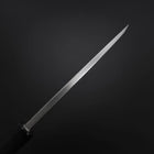Deba White Steel #2 Kasumi Chokin Sakura-Fuji Or Manche en Buffle et Ébène 150mm-[Musashi]-[Couteaux de cuisine japonais]