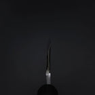 Deba White Steel #2 Kasumi Chokin Dragon Argent Manche en Buffle et Ébène 150mm-[Musashi]-[Couteaux de cuisine japonais]