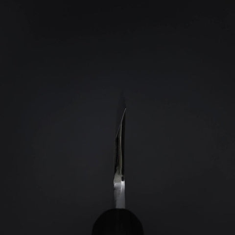 Deba White Steel #2 Kasumi Chokin Dragon Argent Manche en Buffle et Ébène 150mm-[Musashi]-[Couteaux de cuisine japonais]