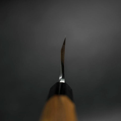 Deba White steel #2 Kasumi Manche en Buffle et Bois de Teck 195mm-[Musashi]-[Couteaux de cuisine japonais]