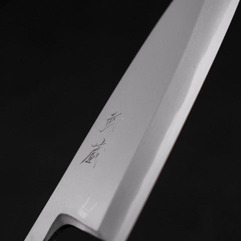 Deba White steel #2 Kasumi Manche en Buffle et Magnolia 180mm-[Musashi]-[Couteaux de cuisine japonais]