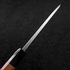 Deba White Steel #2 Kasumi Manche en Buffle et Teck 150mm-[Musashi]-[Couteaux de cuisine japonais]