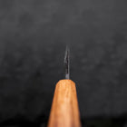 Deba White Steel #2 Kurouchi Tsuchime Manche Yaki Urushi 105mm-[Musashi]-[Couteaux de cuisine japonais]