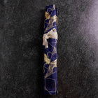 Étui à Couteaux Style Japonais Musashi Bleu Marine et Doré Dragon 1 Pochette Fait Main-[Musashi]-[Couteaux de cuisine japonais]