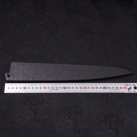 Fourreau Ishime noir pour Sujihiki avec broche, 270mm-[Musashi]-[Couteaux de cuisine japonais]