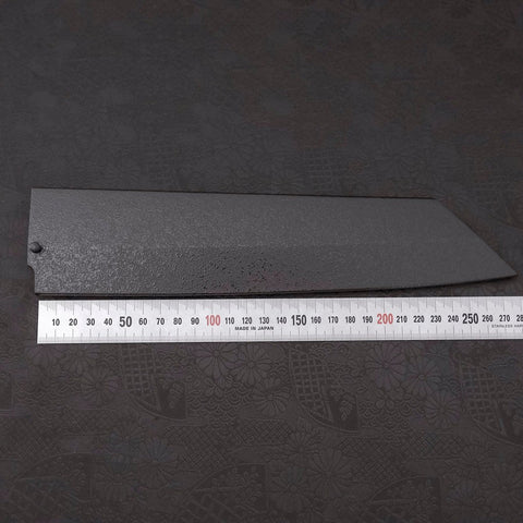 Fourreau Saya Noir-Ishime pour Kiritsuke/Bunka avec Épingle, 240mm-[Musashi]-[Couteaux de cuisine japonais]